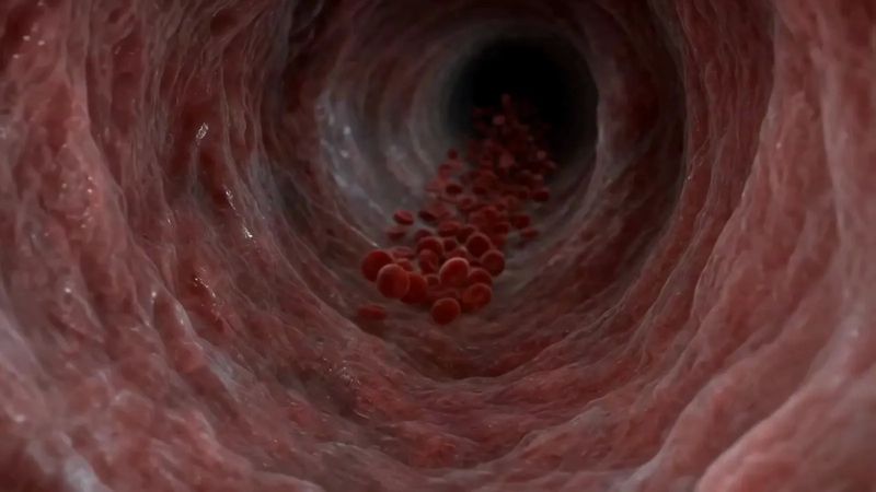 Act II, Healthy return: a still from the vein journey